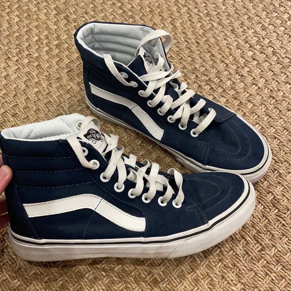 Navy unisex Vans - hightop sneakers